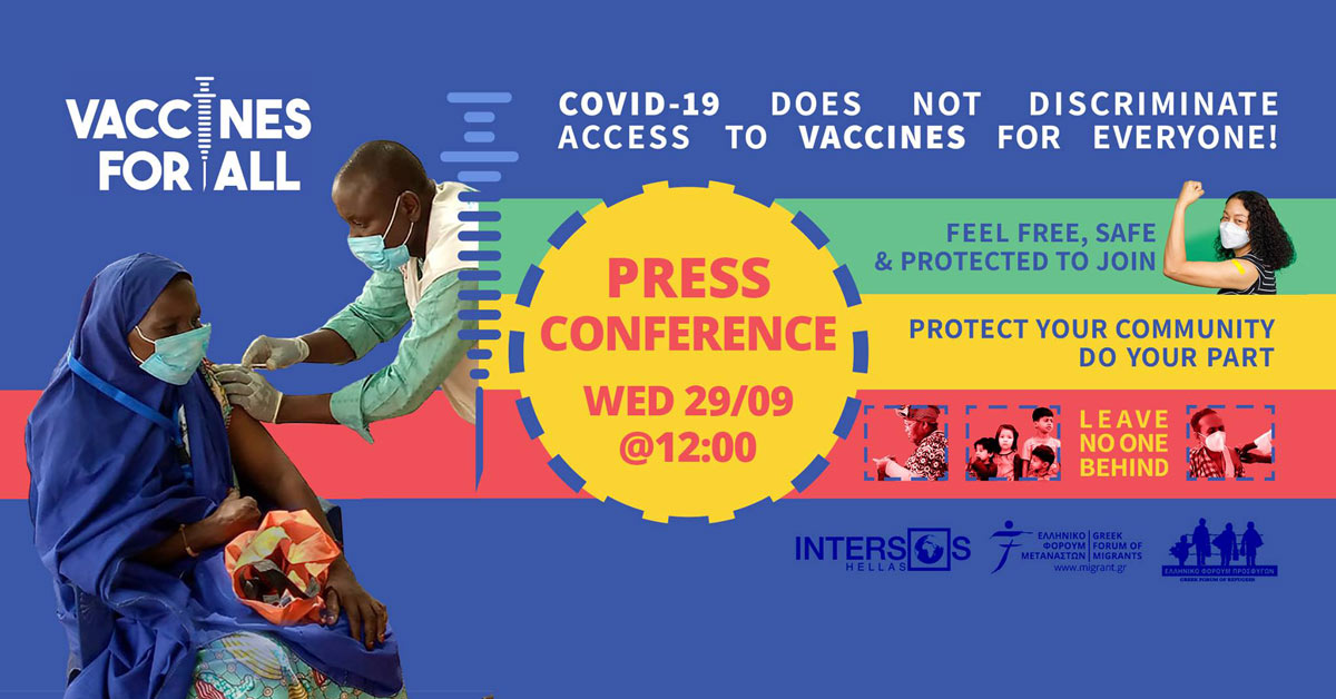 Invitation to Press Conference VACCINES FOR ALL