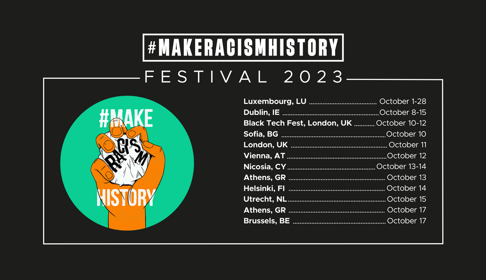 Φεστιβάλ #MakeRacismHistory 2023